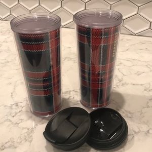 Starbucks - set of two 16 oz travel mugs